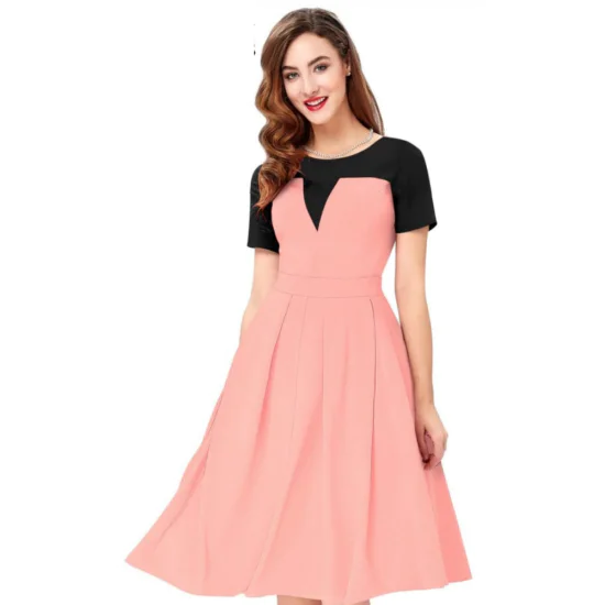 Long Skater Dress Two color